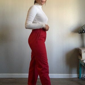 Red pants !!!🦀🦀